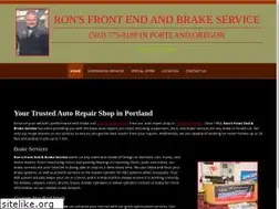 Sites similar to ronsfrontendandbrakes.com