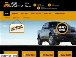 Sites similar to ronsusedcars.com