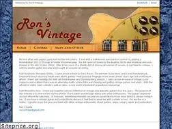 Sites similar to ronsvintage.com