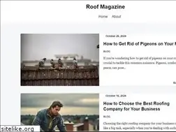 Sites similar to roof-magazine.com