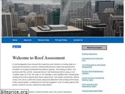 Sites similar to roofassessment.net