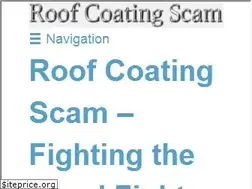 Sites similar to roofcoatingscam.com