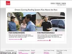 Sites similar to roofingca.owenscorning.com