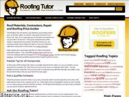 Sites similar to roofingtutor.com