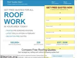 Sites similar to roofquotesnow.com