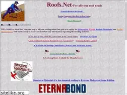 Sites similar to roofs.net