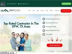 Sites similar to roofscapesdfw.com