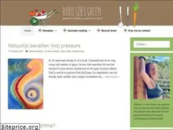 Sites similar to roosgoesgreen.nl