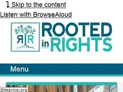 Sites similar to rootedinrights.org