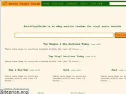 Sites similar to rootsvinylguide.com