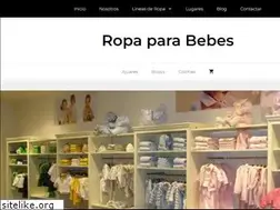 Sites similar to ropaparabebes.net