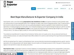 Sites similar to ropeexporterindia.com