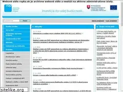 Sites similar to ropka.sk