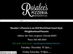 Sites similar to rosaleespizzeria.com