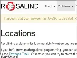 Sites similar to rosalind.info