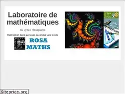 Sites similar to rosamaths.fr