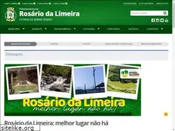 Sites similar to rosariodalimeira.mg.gov.br