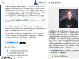 Sites similar to rosaryforthebishop.org