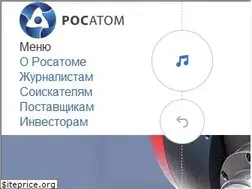 Sites similar to rosatom.ru