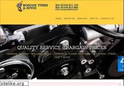 Sites similar to roscoetyres.co.uk