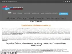 Sites similar to roscontainer.es