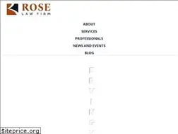 Sites similar to rose-law.com