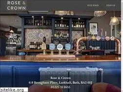 Sites similar to roseandcrownlarkhall.co.uk