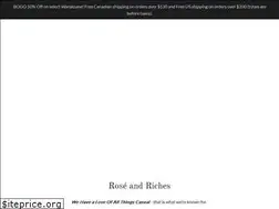 Sites similar to roseandriches.com