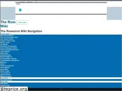 Sites similar to roseanne.wikia.com