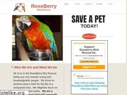 Sites similar to roseberrybirdrescue.org