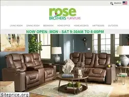 Sites similar to rosebrothersfurniture.com