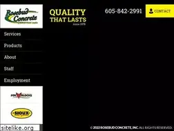 Sites similar to rosebudconcreteinc.com