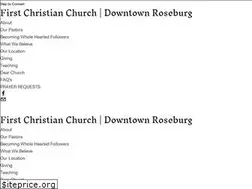 Sites similar to roseburgfcc.org