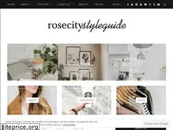 Sites similar to rosecitystyleguide.com