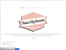 Sites similar to rosecitysweets.com