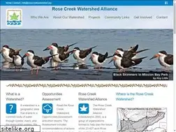 Sites similar to rosecreekwatershed.org