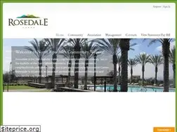 Sites similar to rosedalehoa.com