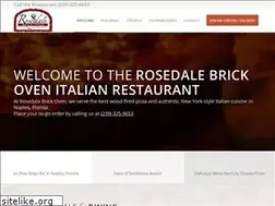 Sites similar to rosedalepizza.com