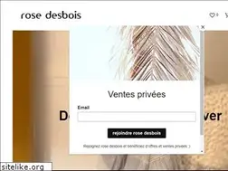 Sites similar to rosedesbois.com