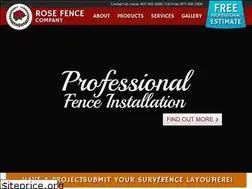 Sites similar to rosefencecompany.com