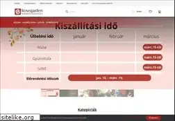 Sites similar to rosegarden.hu