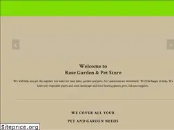 Sites similar to rosegardenandpet.com