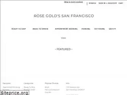 Sites similar to rosegoldsf.com
