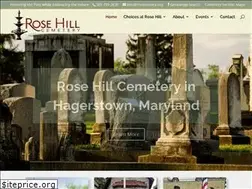 Sites similar to rosehillcemeteryofmd.org