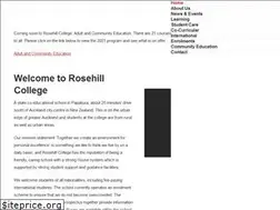 Sites similar to rosehillcollege.school.nz