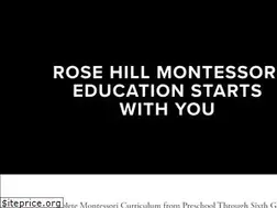 Sites similar to rosehillmontessori.com