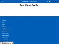 Sites similar to rosehomefashion.com