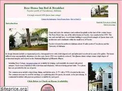 Sites similar to rosehouseinn.net
