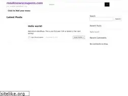 Sites similar to roseknowscoupons.com