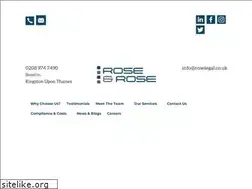 Sites similar to roselegal.co.uk